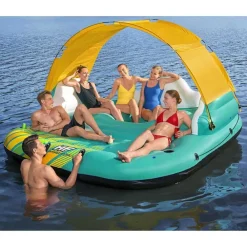 Bestway Drijfeiland Sunny Lounge 5-persoons opblaasbaar 291x265x83 cm>vidaXL Hot