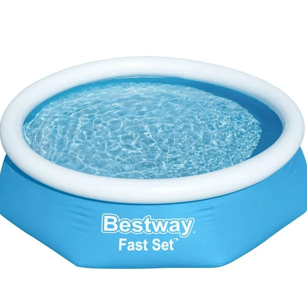 Zwembaden & Spa'S*vidaXL Bestway Fast Set Zwembad opblaasbaar rond 244x61 cm
