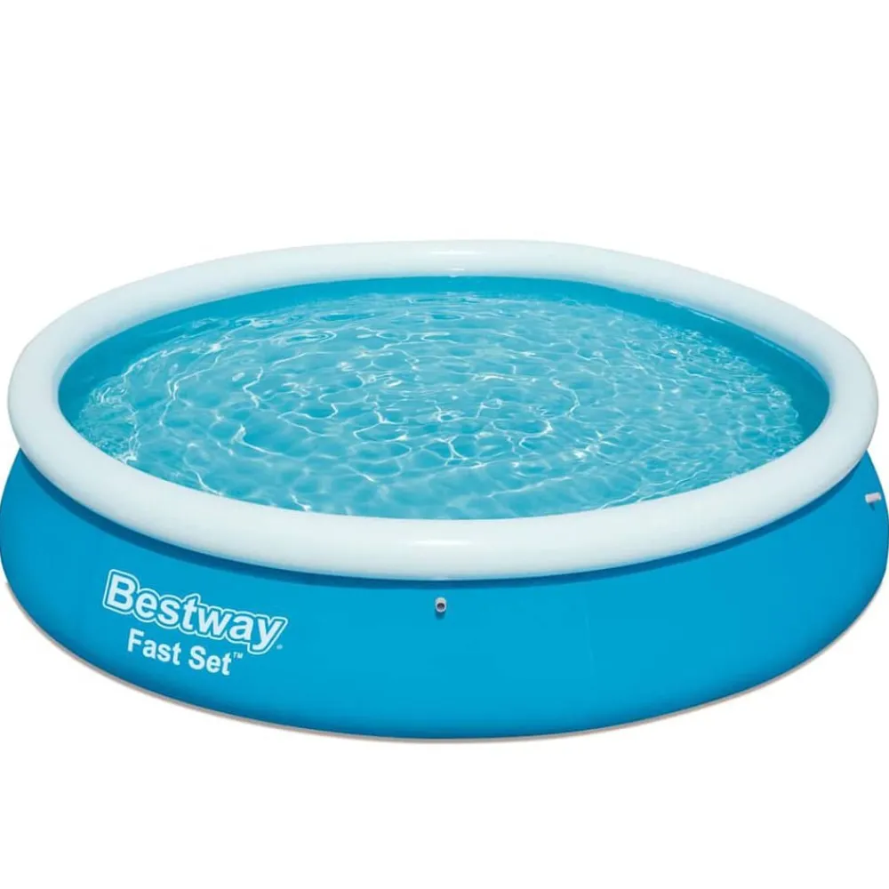 Zwembaden & Spa'S*vidaXL Bestway Fast Set Zwembad opblaasbaar rond 366x76 cm 57273