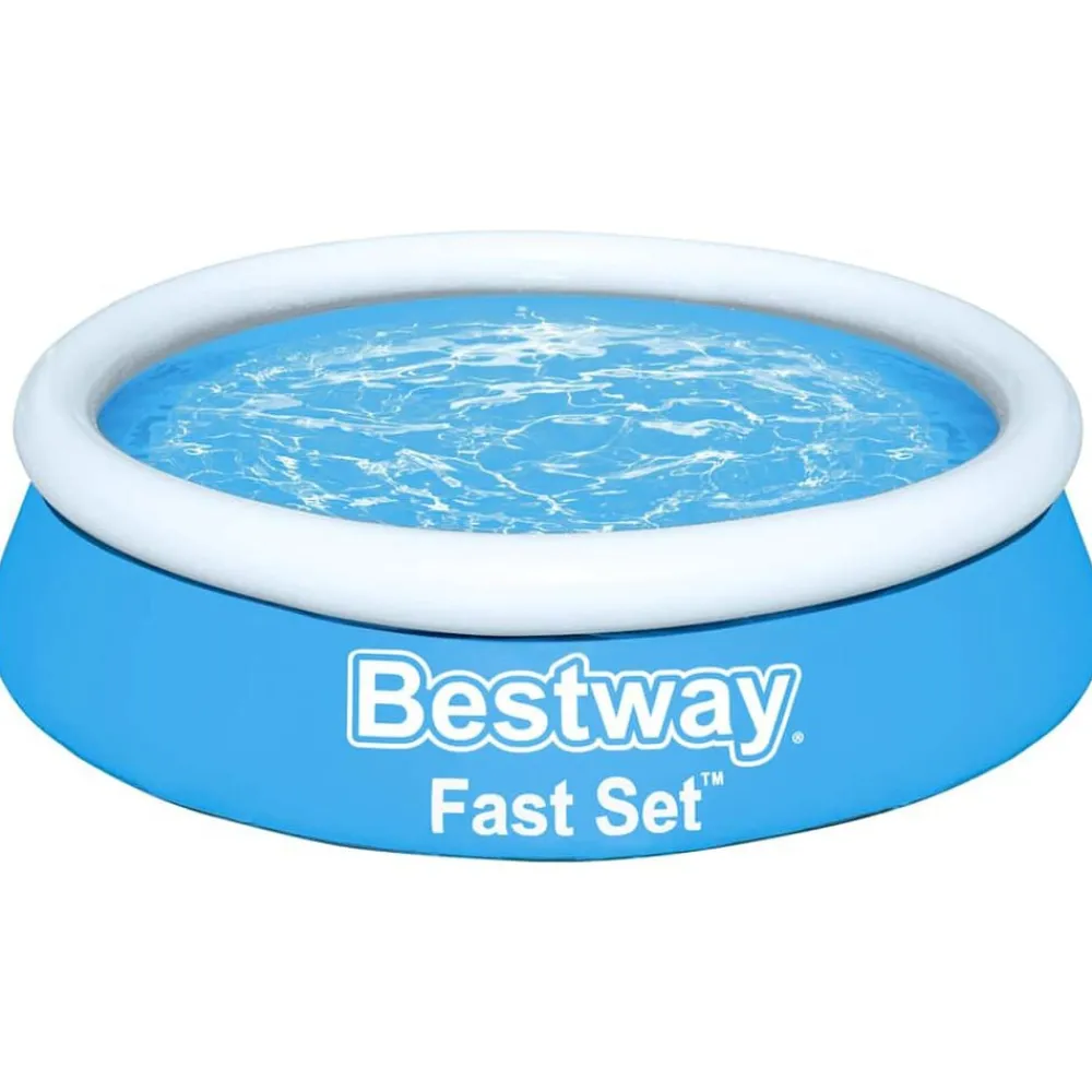 Bestway Fast Set Zwembad opblaasbaar rond 183x51 cm blauw>vidaXL Clearance