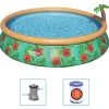 Zwembaden & Spa'S*vidaXL Bestway Fast Set Zwembadset Paradise Palms opblaasbaar 457x84 cm