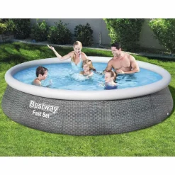 Bestway Fast Set Zwembadset met pomp opblaasbaar 396x84 cm>vidaXL Discount