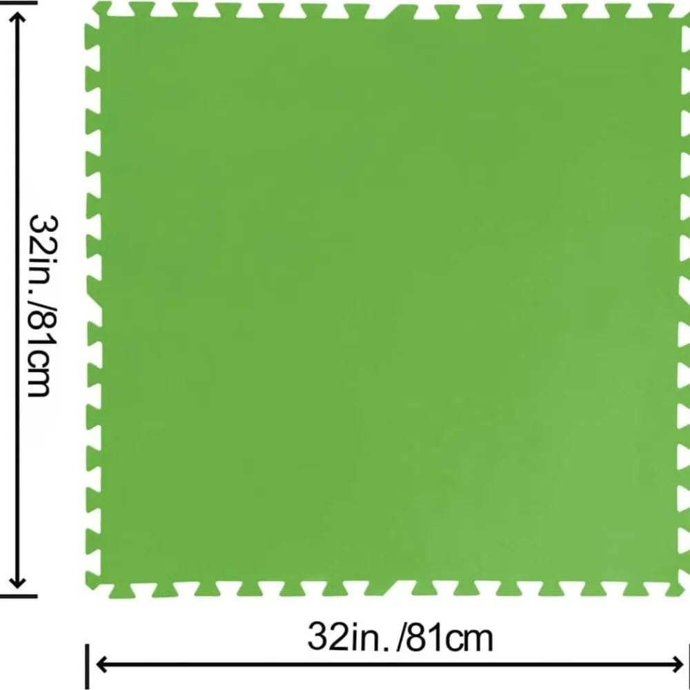Bestway Flowclear Bodembeschermers 9 st 5,47 m² groen>vidaXL New