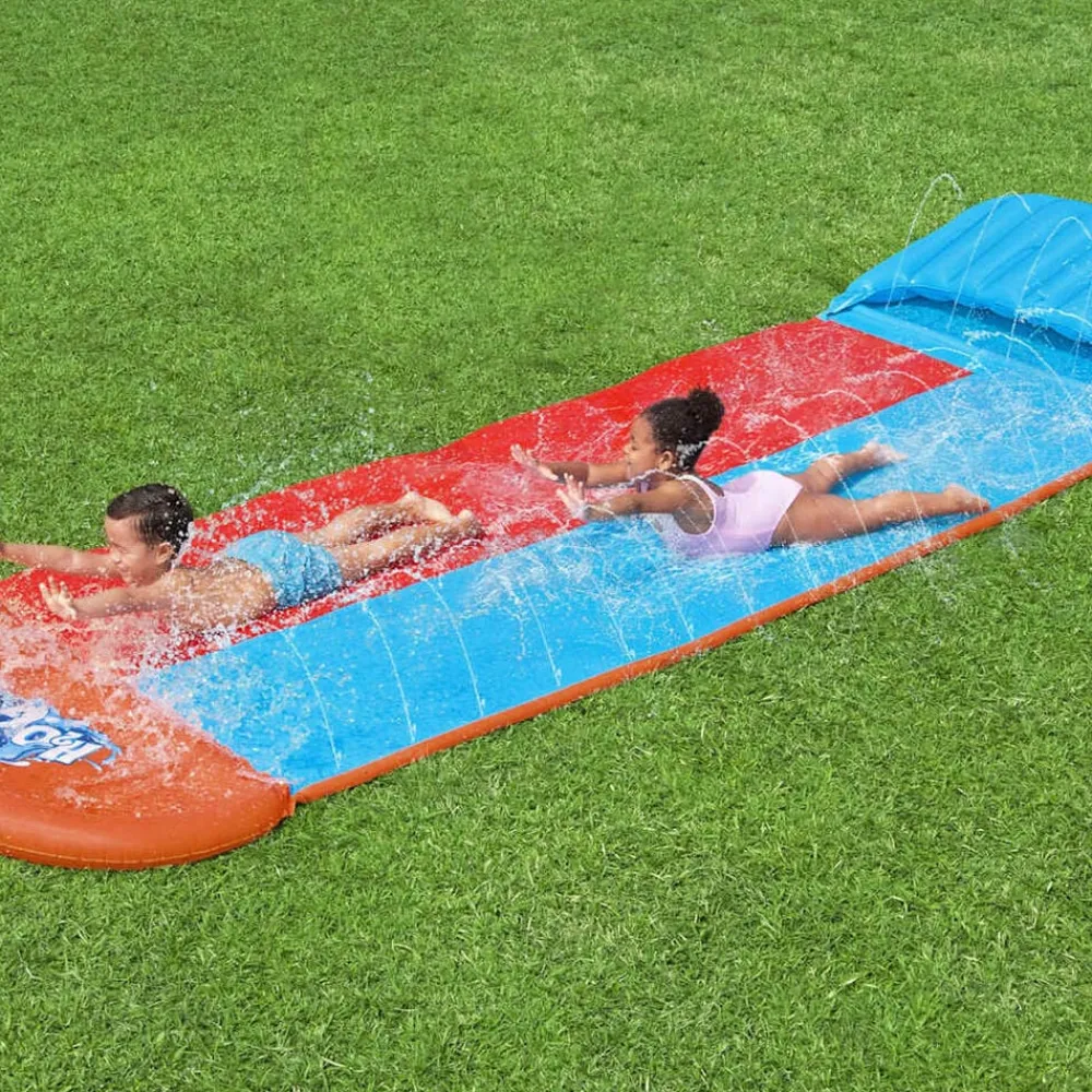 Zwembaden & Spa'S*vidaXL Bestway H2OGO Waterglijbaan Tsunami Splash Ramp Double Slide