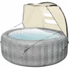 Zwembaden & Spa'S*vidaXL Bestway Lay-Z-Spa Overkapping 183x94x109 cm