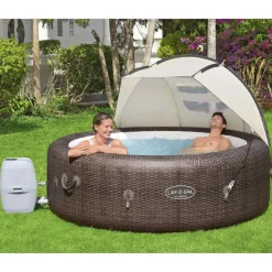 Zwembaden & Spa'S*vidaXL Bestway Lay-Z-Spa Overkapping 183x94x109 cm