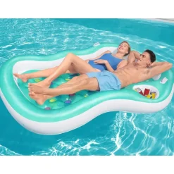 Bestway Lounge Double Designer 224x174 cm>vidaXL Online