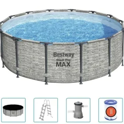 Bestway Power Steel Zwembad 427x122 cm>vidaXL Outlet