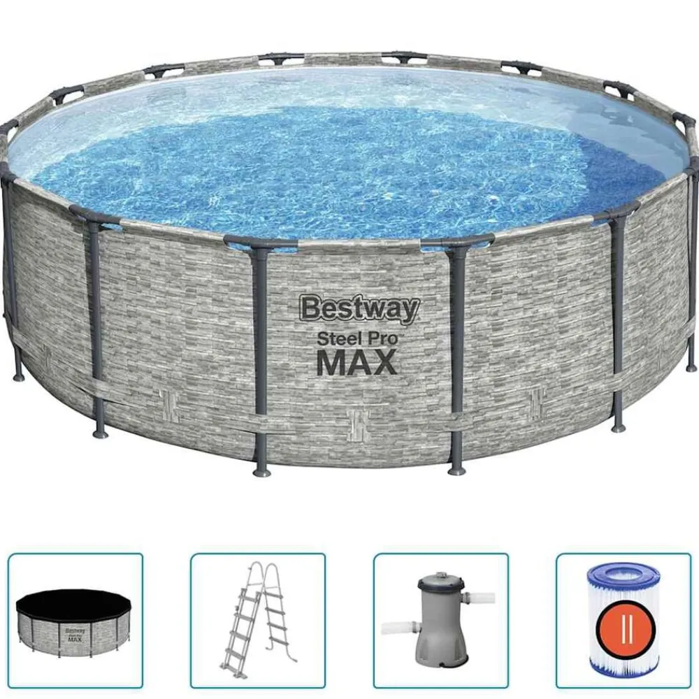 Bestway Power Steel Zwembad 427x122 cm>vidaXL Outlet