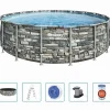 Zwembaden & Spa'S*vidaXL Bestway Power Steel Zwembad 549x132 cm