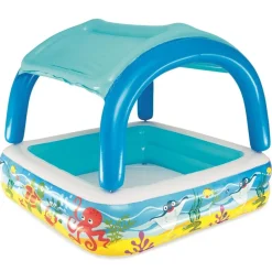 Zwembaden & Spa'S*vidaXL Bestway Speelzwembad met overkapping 140x140x114 cm blauw 52192
