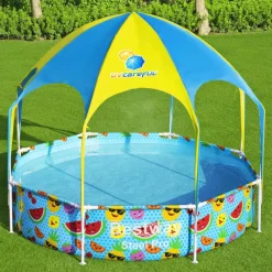 Zwembaden & Spa'S*vidaXL Bestway Steel Pro Kinderzwembad uv Careful bovengronds 244x51 cm