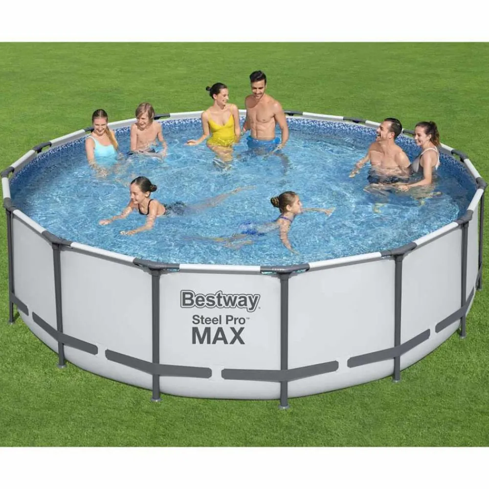 Bestway Steel Pro MAX Zwembadset 488x122 cm>vidaXL New