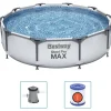 Zwembaden & Spa'S*vidaXL Bestway Steel Pro MAX Zwembadset 305x76 cm