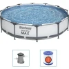 Zwembaden & Spa'S*vidaXL Bestway Steel Pro MAX Zwembadset 366x76 cm