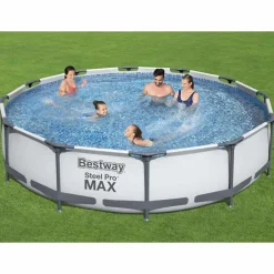 Zwembaden & Spa'S*vidaXL Bestway Steel Pro MAX Zwembadset 366x76 cm