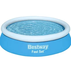 Bestway Zwembad Fast Set opblaasbaar rond 183x51 cm blauw>vidaXL Clearance