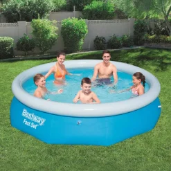 Zwembaden & Spa'S*vidaXL Bestway Zwembad Fast Set opblaasbaar rond 305x76 cm 57266