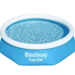 Zwembaden & Spa'S*vidaXL Bestway Zwembad Fast Set opblaasbaar rond 244x61 cm 57265