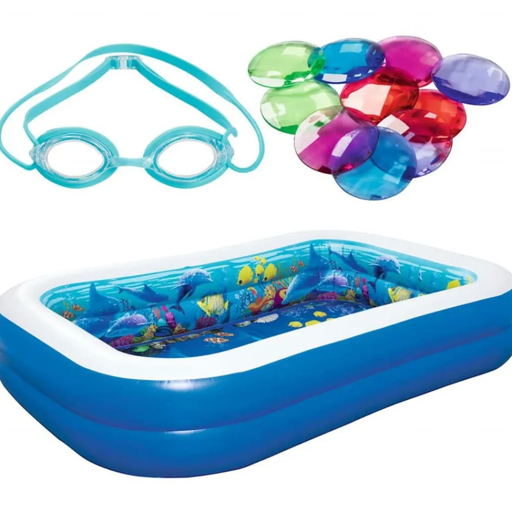Zwembaden & Spa'S*vidaXL Bestway Zwembad opblaasbaar onderwateravontuur 54177