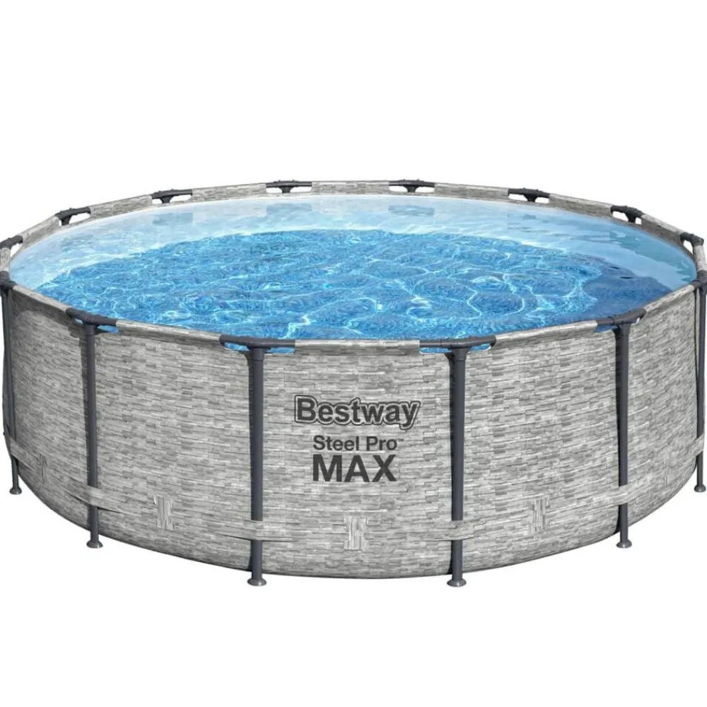 Zwembaden & Spa'S*vidaXL Bestway Zwembad Power Steel 427x122 cm