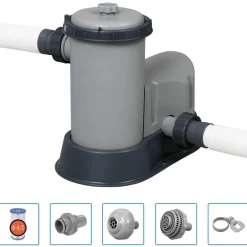 Zwembaden & Spa'S*vidaXL Bestway Zwembad Power Steel bovengronds ovaal 549x274x122 cm