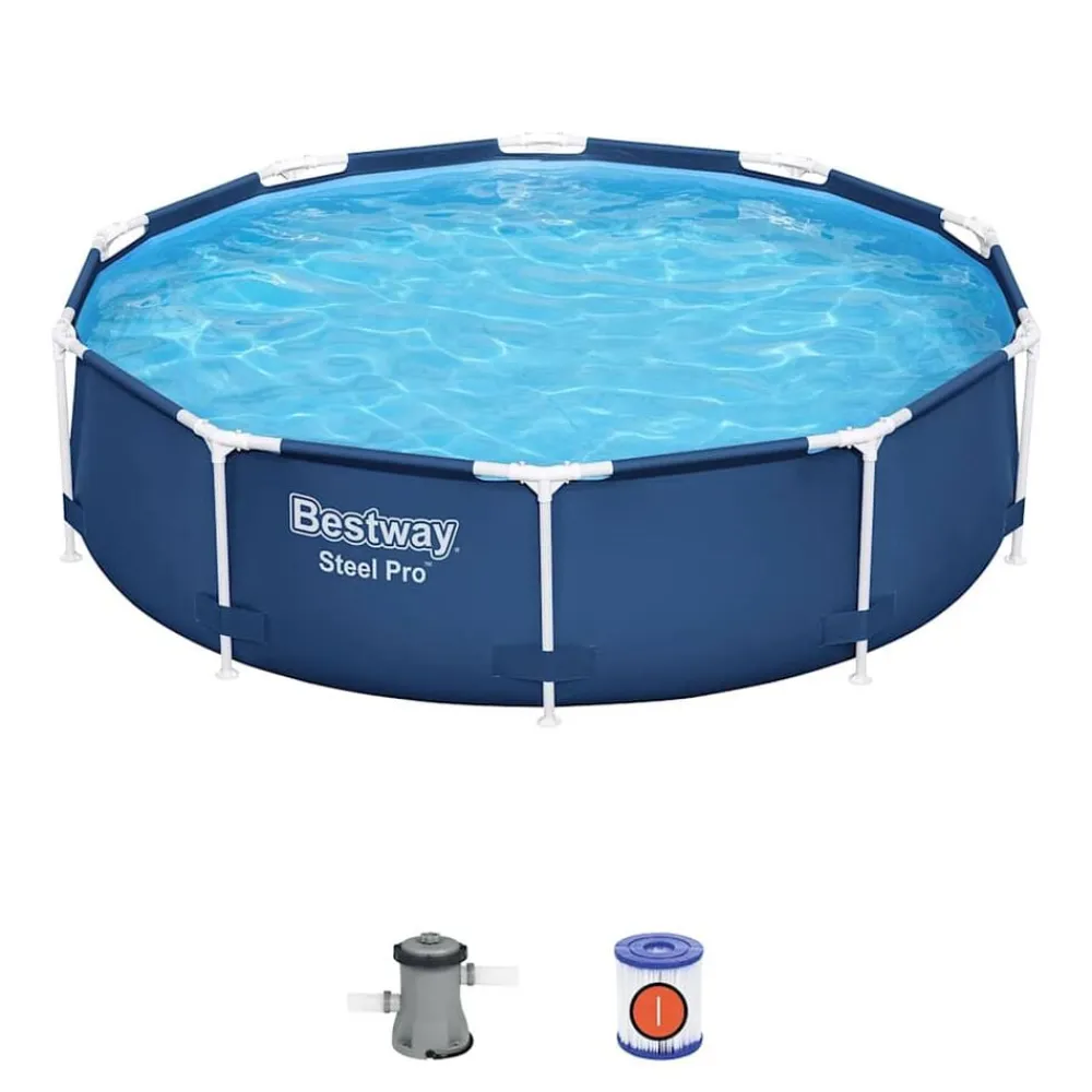 Zwembaden & Spa'S*vidaXL Bestway Zwembad Steel Pro 305x76 cm