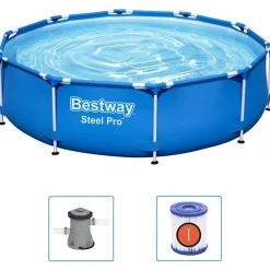 Zwembaden & Spa'S*vidaXL Bestway Zwembad Steel Pro 305x76 cm