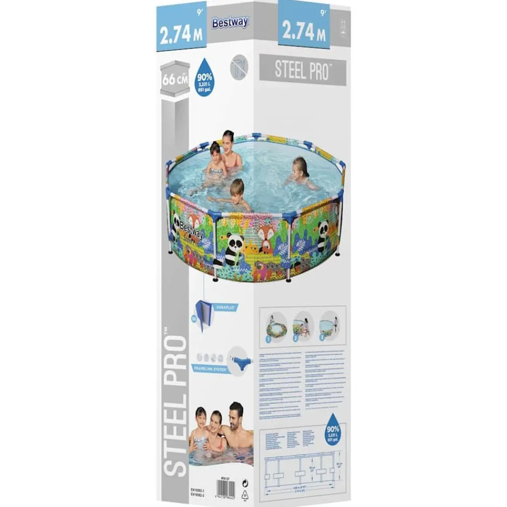 Zwembaden & Spa'S*vidaXL Bestway Zwembad Steel Pro MAX 274x66 cm
