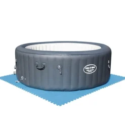 Bestway Zwembadbodembeschermers 8 st blauw 58220><noscript><img width=