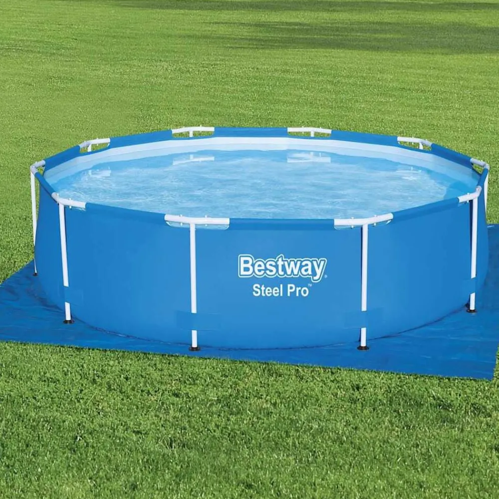 Zwembaden & Spa'S*vidaXL Bestway Zwembadgrondzeil Flowclear 335x335 cm