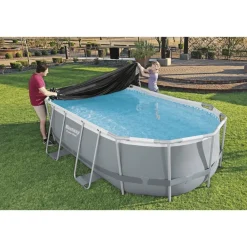 Zwembaden & Spa'S*vidaXL Bestway Zwembadhoes Flowclear 418x230 cm