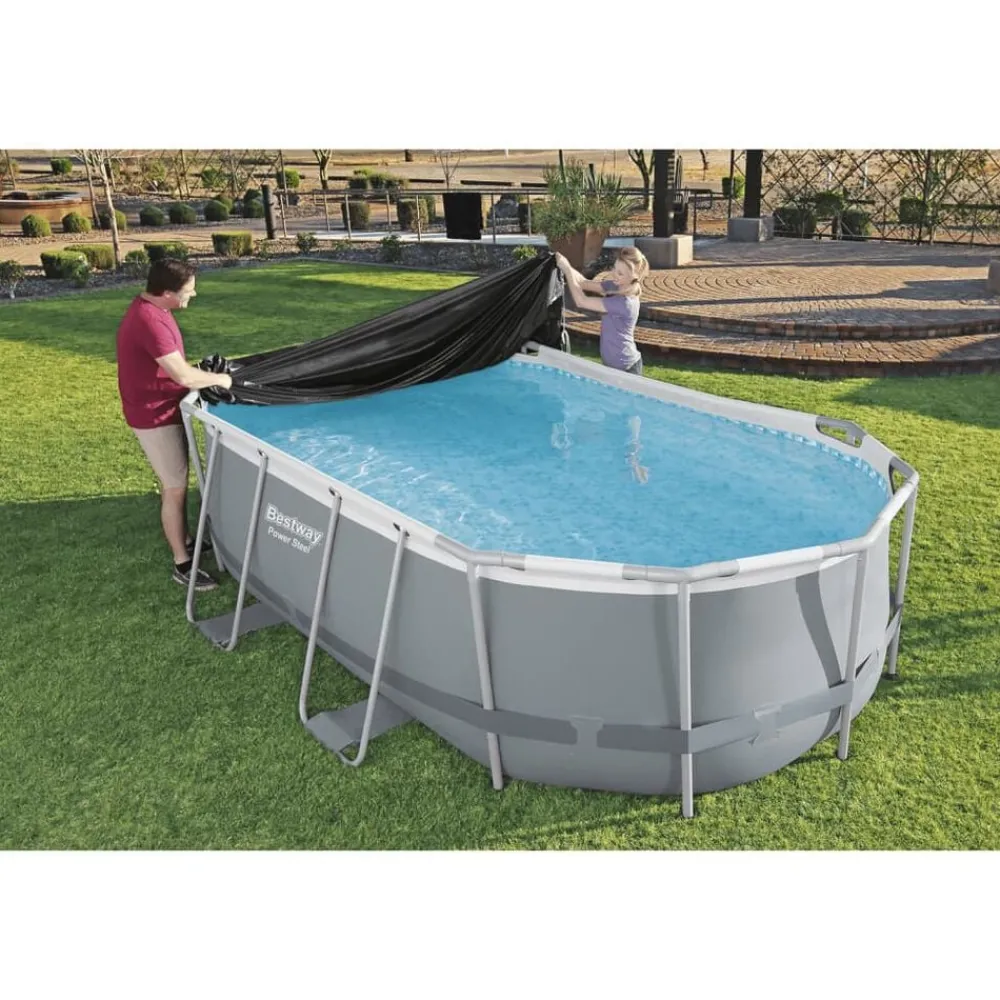 Zwembaden & Spa'S*vidaXL Bestway Zwembadhoes Flowclear 418x230 cm