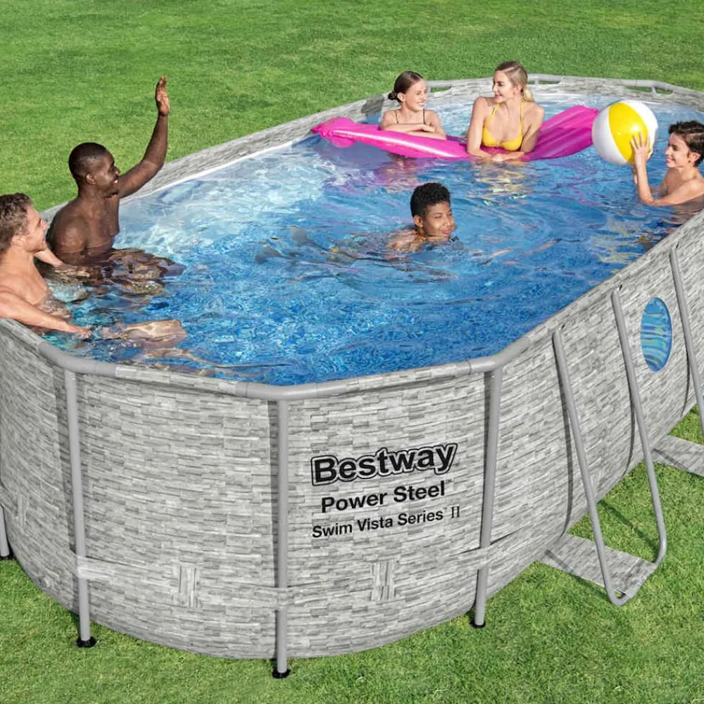 Bestway Zwembadset Power Steel Swim Vista Series 549x274x122 cm>vidaXL Best