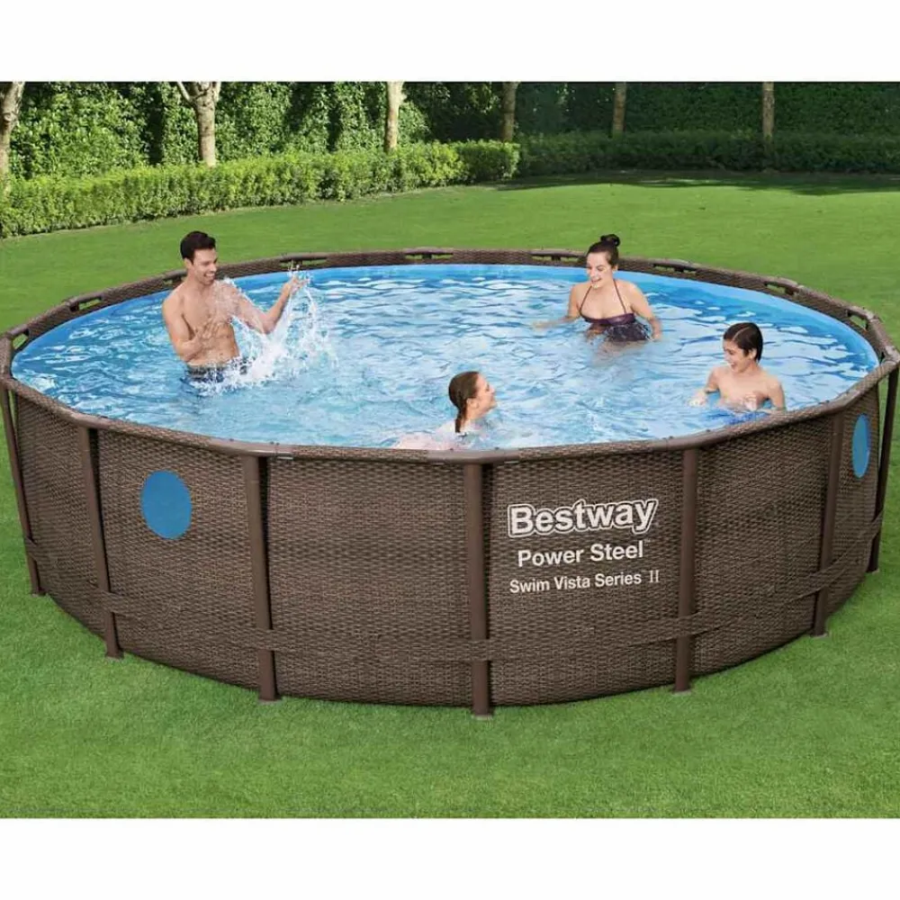 Bestway Zwembadset Power Steel 488x122 cm>vidaXL Outlet