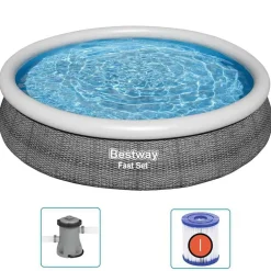 Bestway Zwembadset rond 366x76 cm>vidaXL New