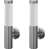 Buitenlamp RVS Savona (2 stuks)>vidaXL Hot