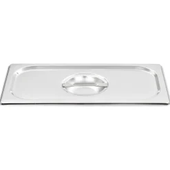 Keuken & Eetkamer*vidaXL Deksels 4 st voor GN 1/3 schalen roestvrij staal