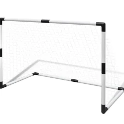 Sport & Spel*vidaXL 2-delige Minidoeltjesset met net 91,5x48x61 cm