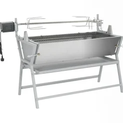 Draaispit barbecue ijzer en roestvrij staal>vidaXL Outlet
