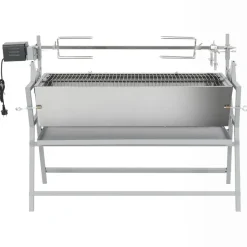 Draaispit barbecue ijzer en roestvrij staal>vidaXL Outlet