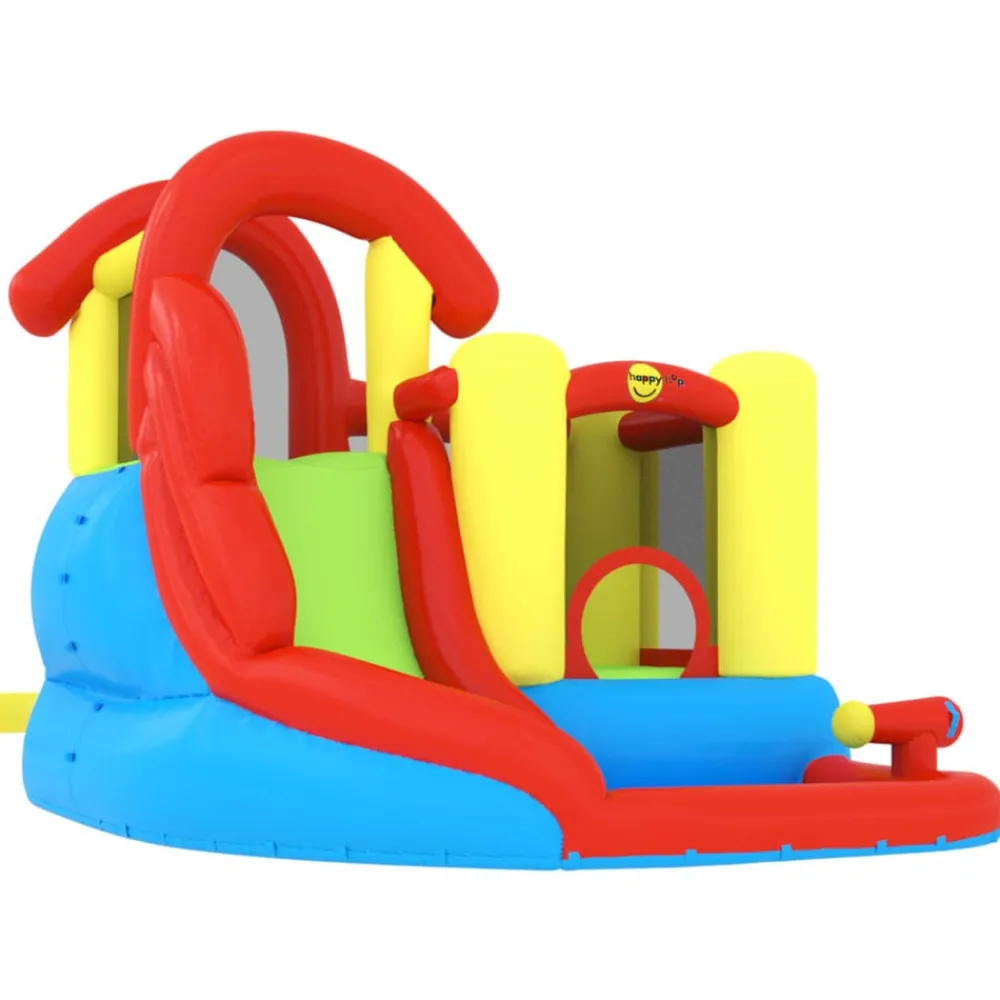 Buitenspeelgoed*vidaXL Happy Hop Springkasteel met glijbaan en plonsbad 280x319x211 cm