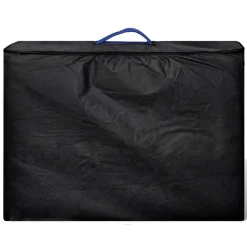 Uiterlijk & Gezondheid*vidaXL Inklapbare massagetafel 3 zones met houten frame Blauw