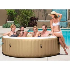 Zwembaden & Spa'S*vidaXL Intex Bubbelbad PureSpa 6-persoons rond 216x71 cm
