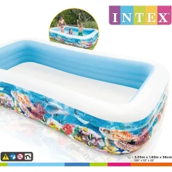 Intex Familezwembad Swim Center oceaanleven ontwerp 305x183x56 cm><noscript><img width=