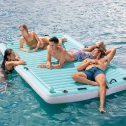 Zwembaden & Spa'S*vidaXL Intex Ligbed opblaasbaar 310x183 cm vinyl blauw