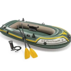 Buitensport*vidaXL Intex Opblaasboot Seahawk 2 met roeispanen en pomp