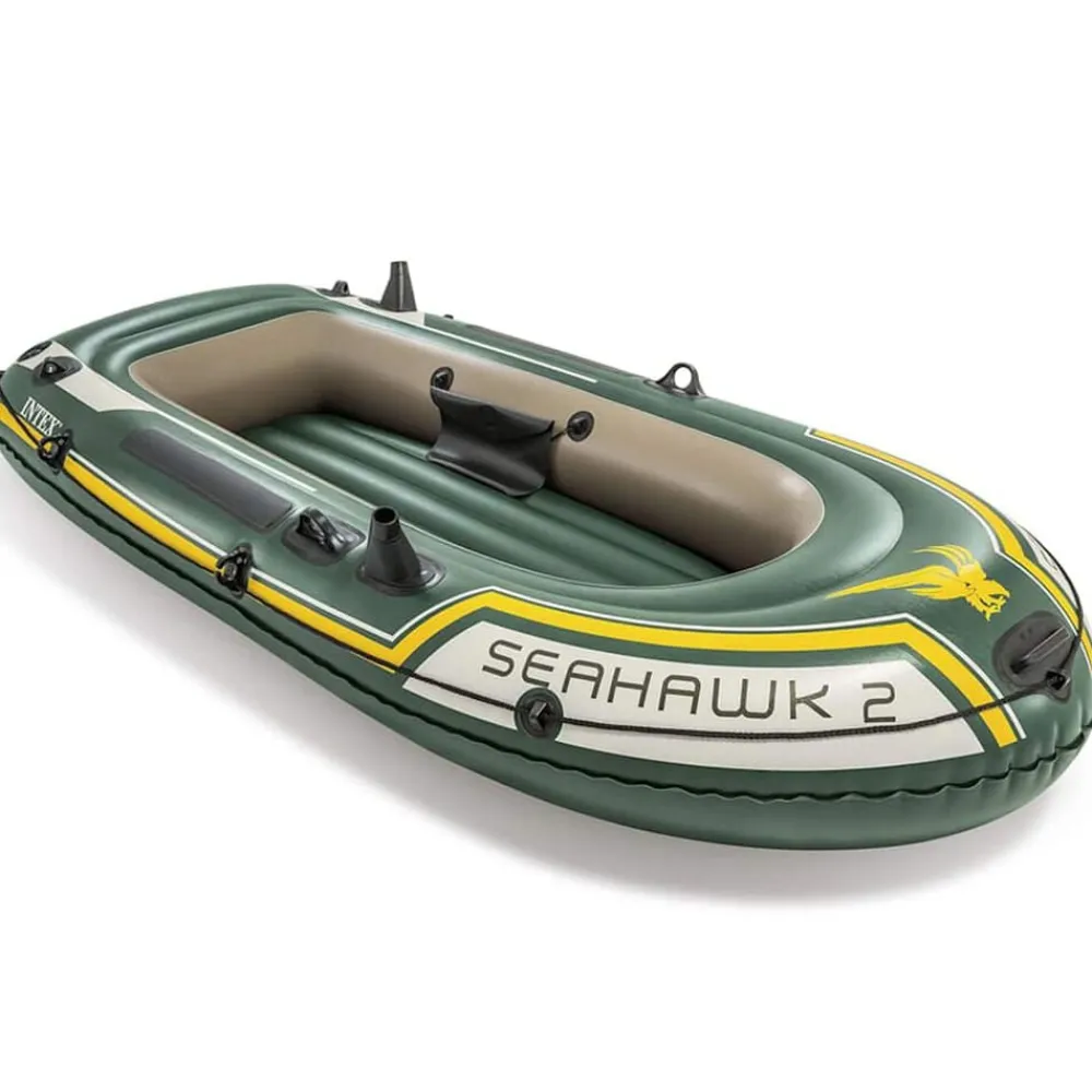 Buitensport*vidaXL Intex Opblaasboot Seahawk 2 met roeispanen en pomp
