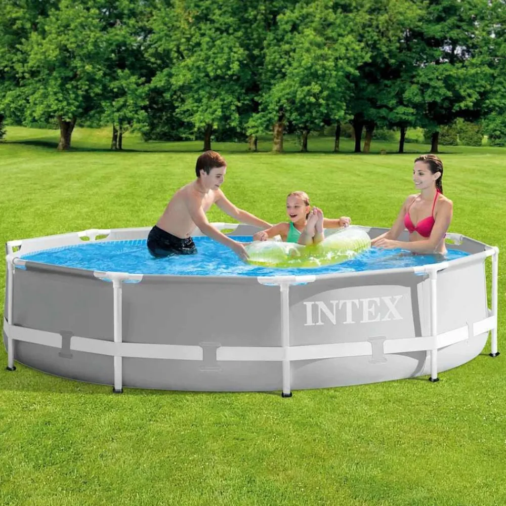 Zwembaden & Spa'S*vidaXL Intex Prism Frame Zwembadset Premium 305x76 cm