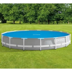 Zwembaden & Spa'S*vidaXL Intex Solarzwembadhoes 448 cm polyetheen blauw
